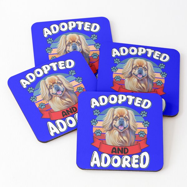 Item preview, Pekingese Dog Owner Adopted And Adored Design Gift designed and sold by fantasticdesign.