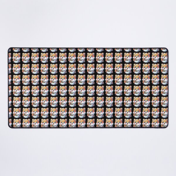 Item preview, Cute Fox Kawaii Eat Sushi Ramen Japanese Food Anime designed and sold by Artistoos.