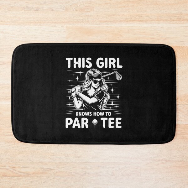 Item preview, This Girl Knows How To Par Tee designed and sold by RareBunny.