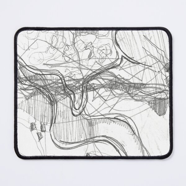 Item preview, river lines abstract designed and sold by Tereza Pilar Art.