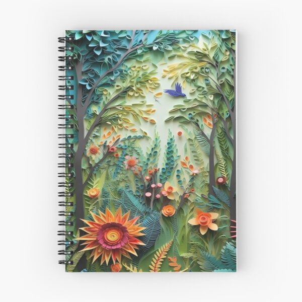 Item preview, Tranquil  Haven Paper quill Folk Art designed and sold by AmandaArcane.
