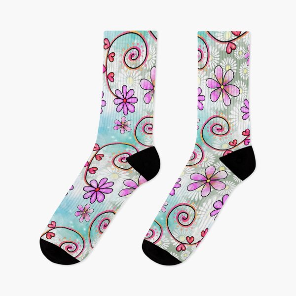 Item preview, Floral Collage in Vivid Colors designed and sold by Magnuna.