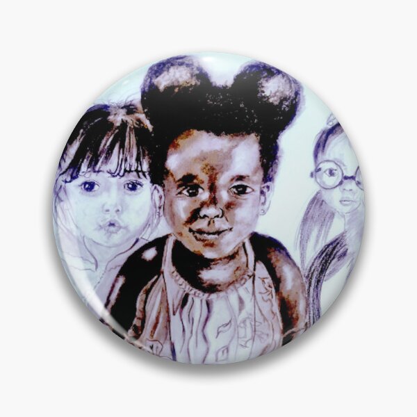 Item preview, Friends across the world portrait by AllansArts designed and sold by AllansArts.