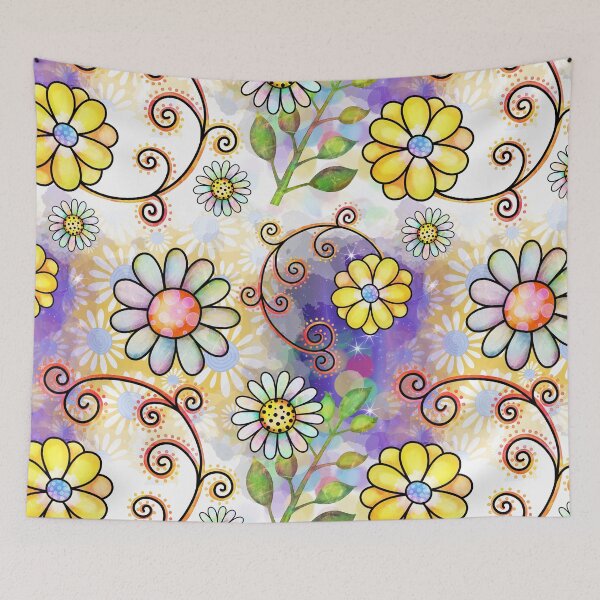 Item preview, Floral Collage in Vivid Colors designed and sold by Magnuna.