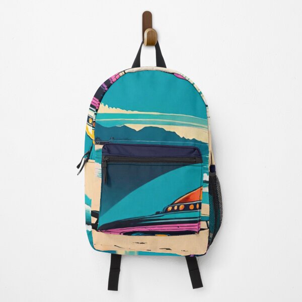 Item preview, Coastal Encounter: UFO Over Rolling Waves designed and sold by GrizzlyCollective.