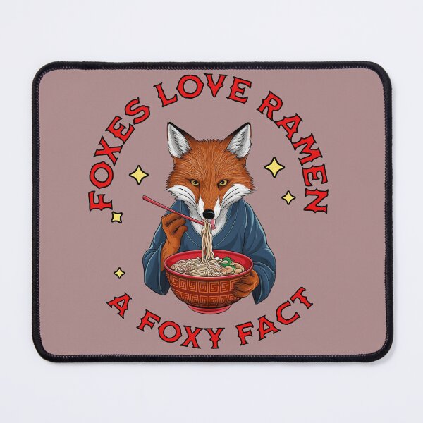 Item preview, Foxes Love Ramen a Foxy Fact T-Shirt designed and sold by KreativKulture.