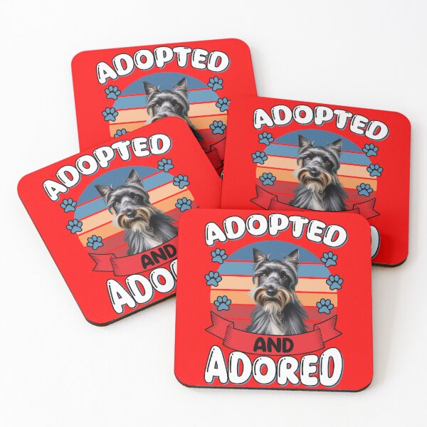 Item preview, Scottish Terrier Dog Owner Adopted And Adored Art Design designed and sold by fantasticdesign.