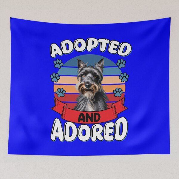Item preview, Scottish Terrier Dog Owner Adopted And Adored Art Design designed and sold by fantasticdesign.