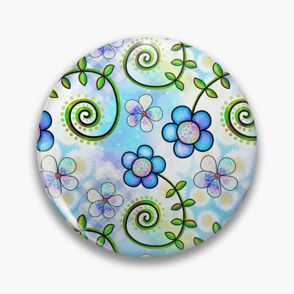 Item preview, Floral Collage in Vivid Colors designed and sold by Magnuna.