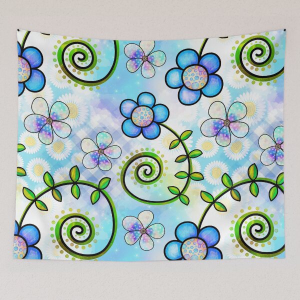 Item preview, Floral Collage in Vivid Colors designed and sold by Magnuna.