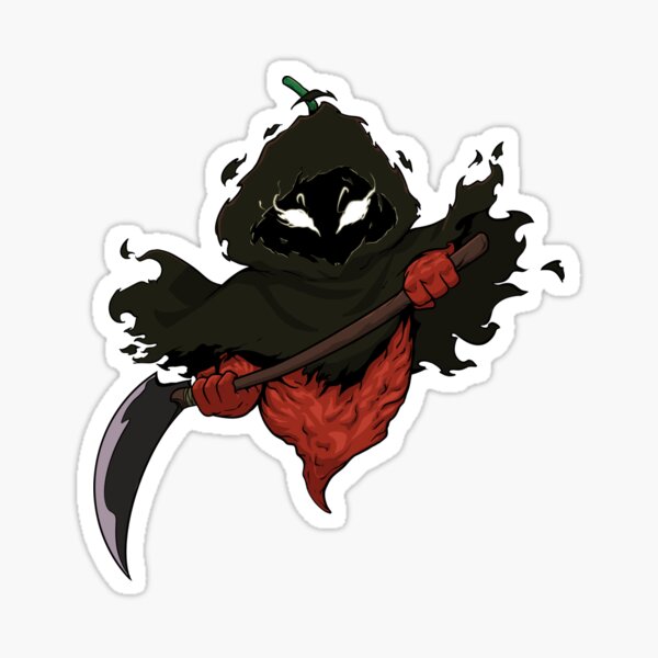 The Grim Carolina Reaper Sticker
