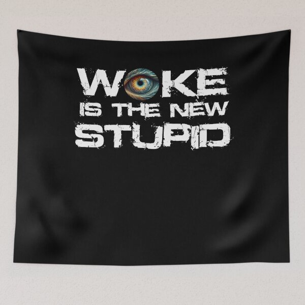 Item preview, Woke Is The New Stupid Anti Woke  designed and sold by Smix Pixels.
