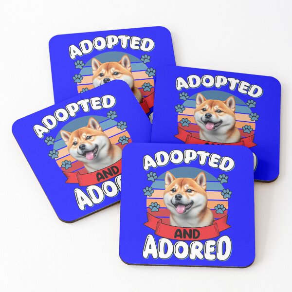 Item preview, Shiba Inu Dog Owner Adopted And Adored Ever Design designed and sold by fantasticdesign.