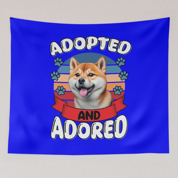 Item preview, Shiba Inu Dog Owner Adopted And Adored Ever Design designed and sold by fantasticdesign.