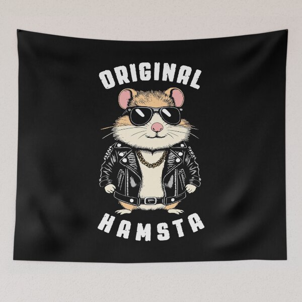 Item preview, Funny Hamster Lover Original Hamsta Gangsta Gangster Pet designed and sold by GrandeDuc.