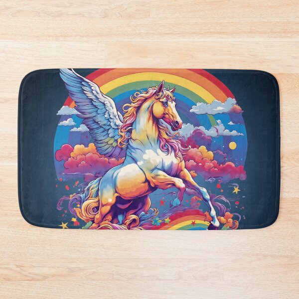 Item preview, Rainbow Pegasus 70s designed and sold by Eva Nev.
