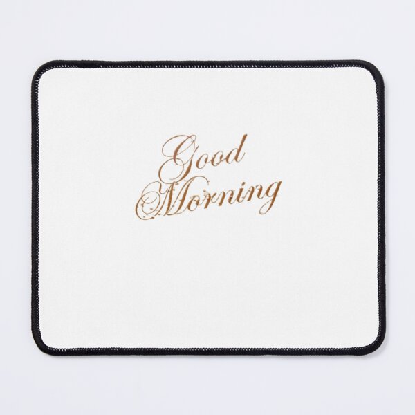 Item preview, Morning Elegance: A Calligraphy Greeting designed and sold by AwakenCoffee.