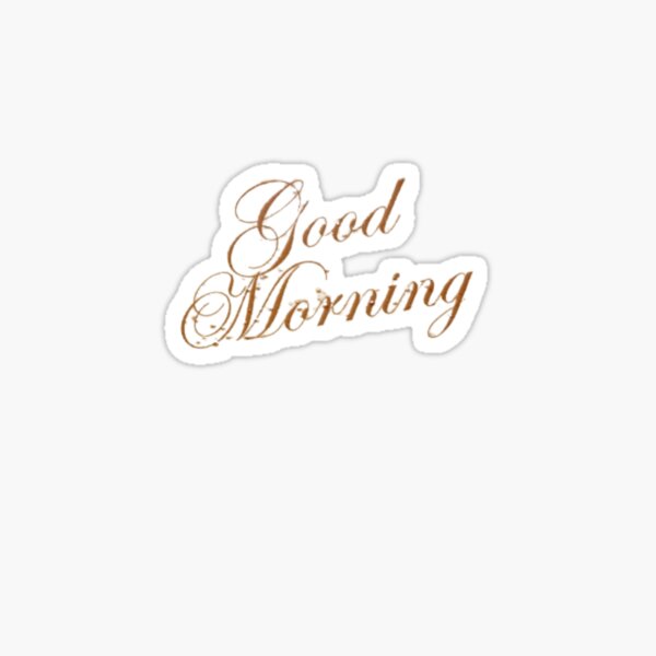Artikel-Vorschau von Eleganz am Morgen: Ein kalligraphischer Gruß, designt und verkauft von AwakenCoffee.