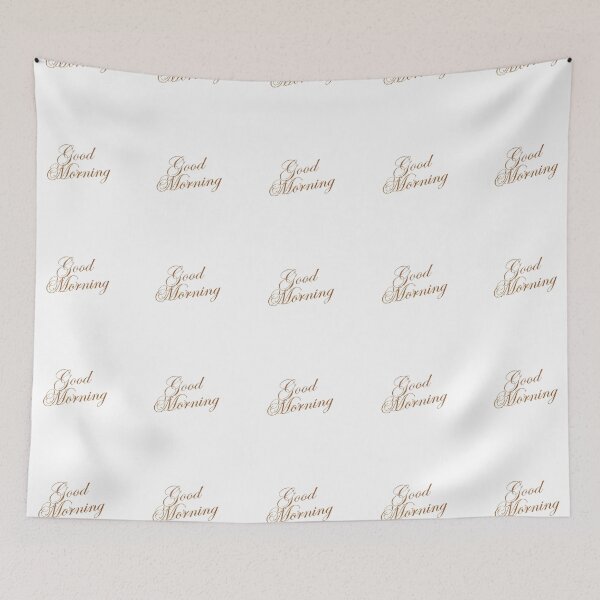 Item preview, Morning Elegance: A Calligraphy Greeting designed and sold by AwakenCoffee.