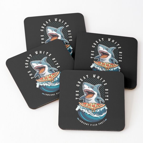 Item preview, Pizza Shark Attack | The Great White Bite | Jawesome Pizza Party designed and sold by trendparrot.