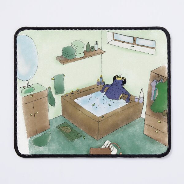 Item preview, frog in the bath designed and sold by Grenat-Marine.