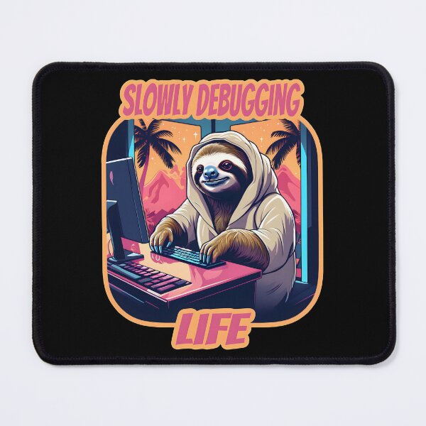 Item preview, Funny sloth coding on computer. Funny Programming coding quote. designed and sold by Unitepeople.