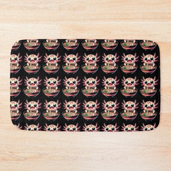 Item preview, Cute Axolotl Anime Eat The Noodle Bowl's Ramen Japanese Food designed and sold by Artistoos.