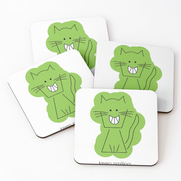 Item preview, Keep Smiling (Zoey the Happy Cat) designed and sold by kookadesigns.