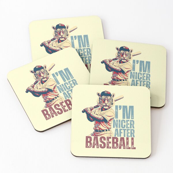 Item preview, I'm Nicer After Baseball Tiger Baseball Player designed and sold by TrueArtsStore.