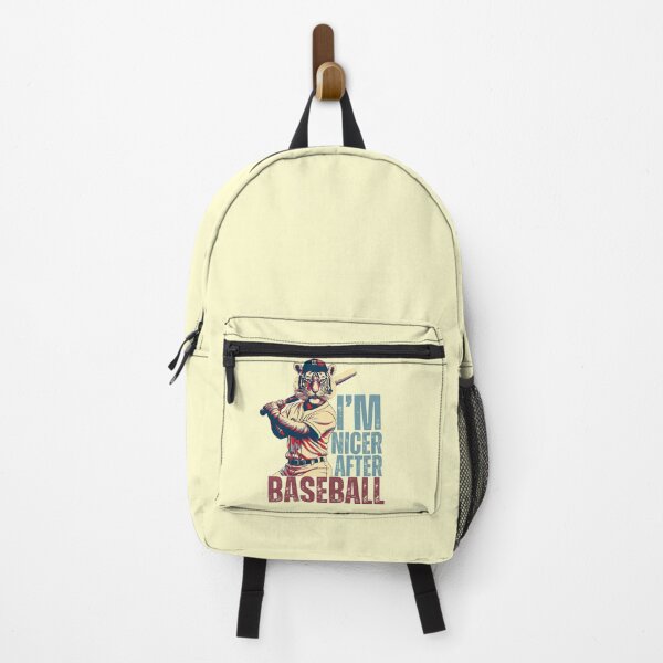 Item preview, I'm Nicer After Baseball Tiger Baseball Player designed and sold by TrueArtsStore.