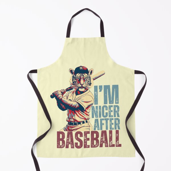 Item preview, I'm Nicer After Baseball Tiger Baseball Player designed and sold by TrueArtsStore.