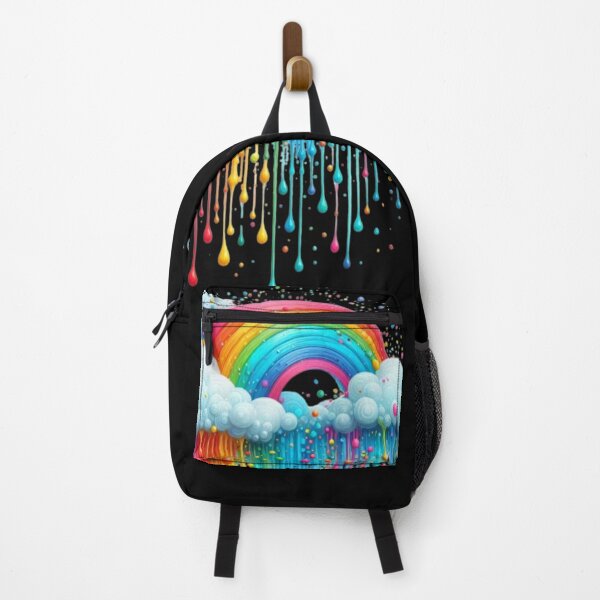 Item preview, Made in heaven - Abstract art painting with colors and rainbow designed and sold by NovaMode.
