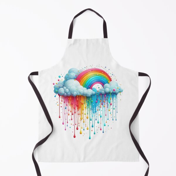 Item preview, Made in heaven - Abstract art painting with colors and rainbow designed and sold by NovaMode.