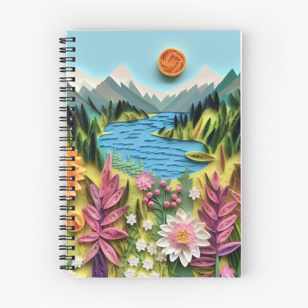 Item preview, Cozy Creek Folk Art Whimsical Quilled Paper  designed and sold by AmandaArcane.