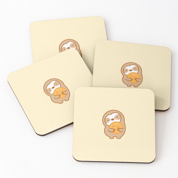 Item preview, Cute Korean 10 Won Coin Bread Sloth designed and sold by theslothinme.