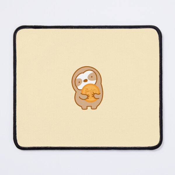 Item preview, Cute Korean 10 Won Coin Bread Sloth designed and sold by theslothinme.