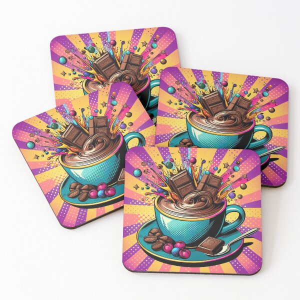 Item preview, Pop Art Café Delight: A Fusion of Flavor and Artistry designed and sold by StickerStudio27.