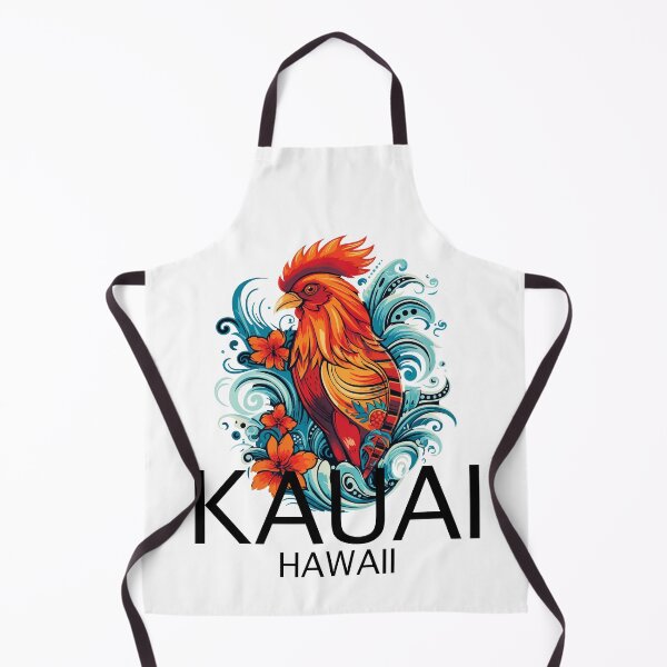Item preview, Kauai Hawaii - Rooster (with Black Lettering) designed and sold by VelvetRoom.