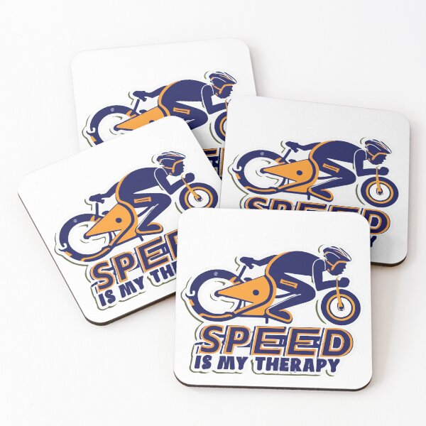 Item preview, Speed is My Therapy - Dynamic Cyclist designed and sold by NiftyWrx.