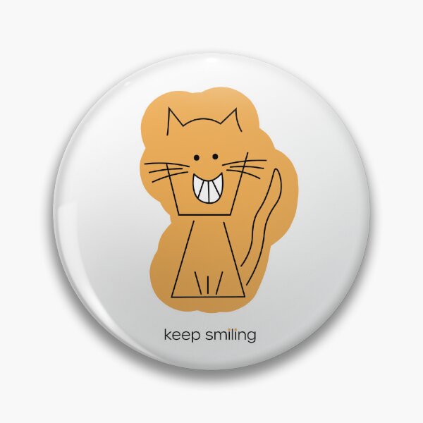 Item preview, Keep Smiling (Zoey the Happy Cat) designed and sold by kookadesigns.