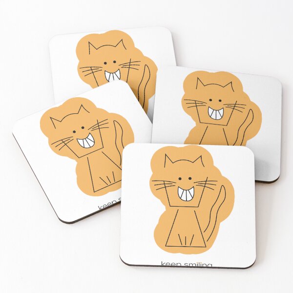 Item preview, Keep Smiling (Zoey the Happy Cat) designed and sold by kookadesigns.