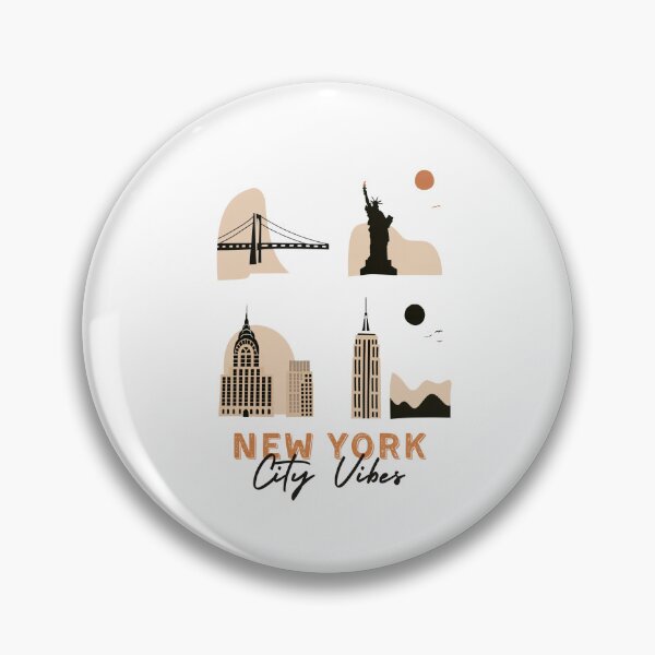 Item preview, New York. City vibes. Statue of Liberty. Empire State Building. Brooklyn Bridge designed and sold by Tsifra.