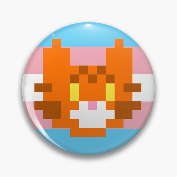 Item preview, Transgender Pixel Orange Tabby 1 designed and sold by WulfBytez.