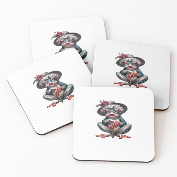 Item preview, Elegant Frog Lady With Hat designed and sold by sbachstroem.