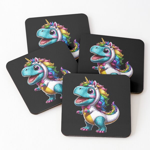 Item preview, Cute Dinosaur Unicorn Rainbow designed and sold by Artistoos.
