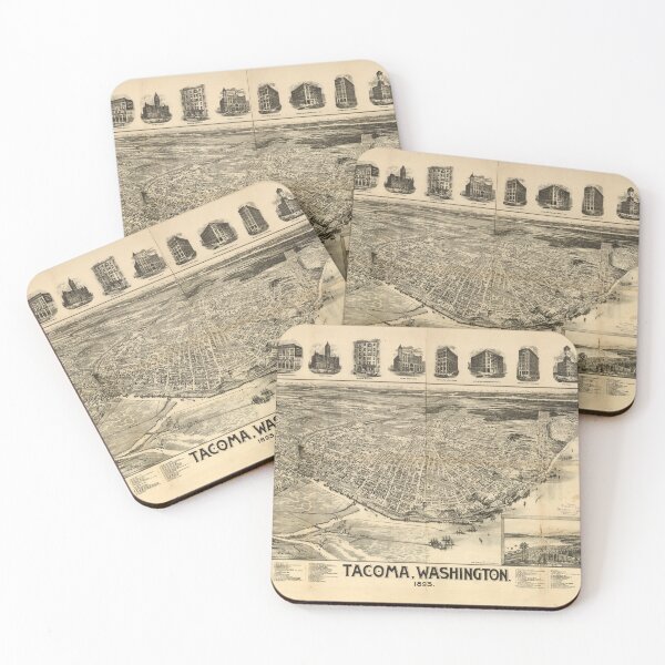 Item preview, Tacoma, Washington (1893) designed and sold by allhistory.