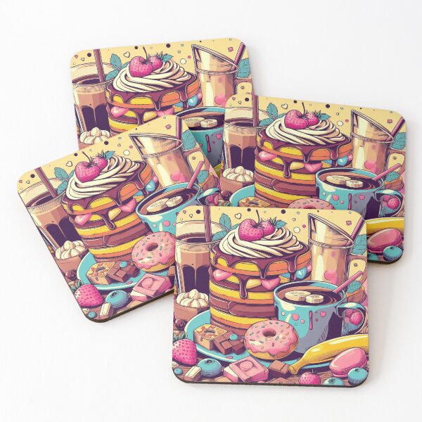 Item preview, Pop Art Desserts: A Fusion of Flavor and Artistry designed and sold by StickerStudio27.