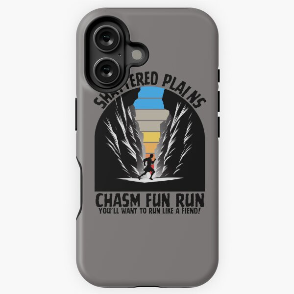 Vista previa del artículo con la obra «Archivo Stormlight, ¡Carrera divertida en Shattered Plains Chasm!, Brandon Sanderson», diseñado y vendido por Seven28Designs.