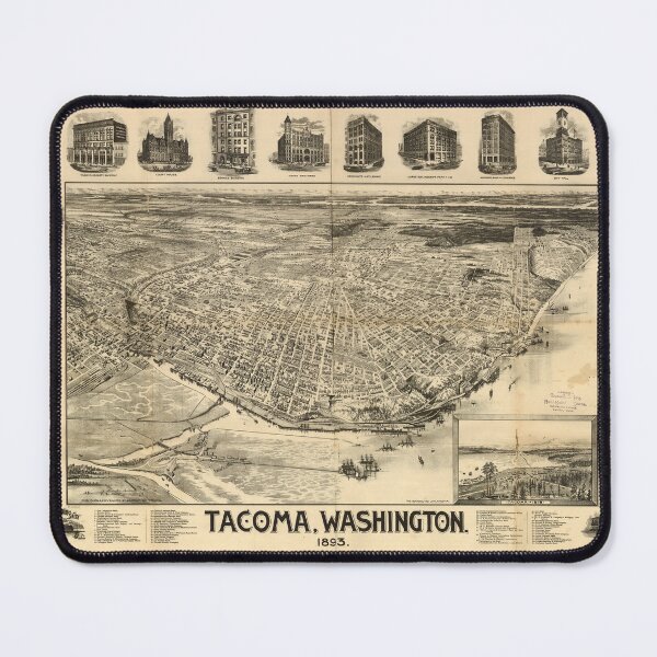 Item preview, Tacoma, Washington (1893) designed and sold by allhistory.