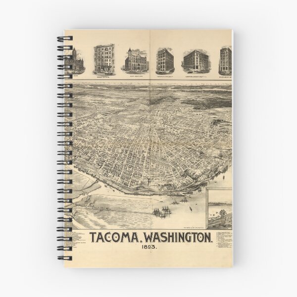 Item preview, Tacoma, Washington (1893) designed and sold by allhistory.